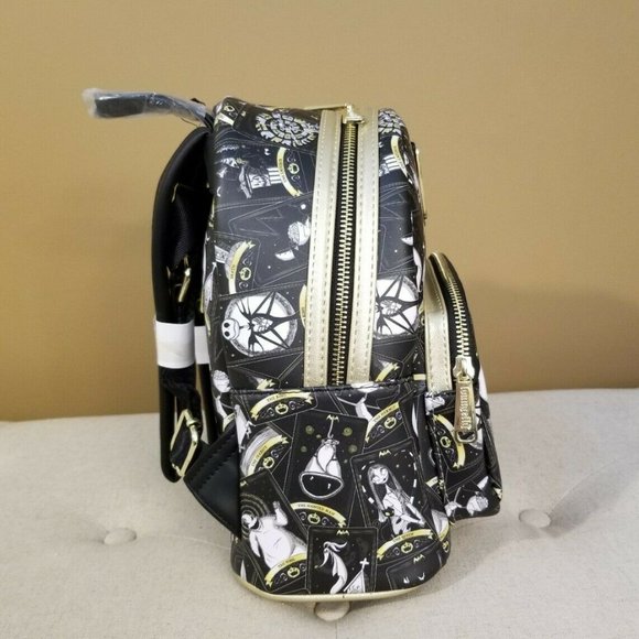 Loungefly Disney Nightmare Before Christmas Tarot Card Backpack NEW main image 11